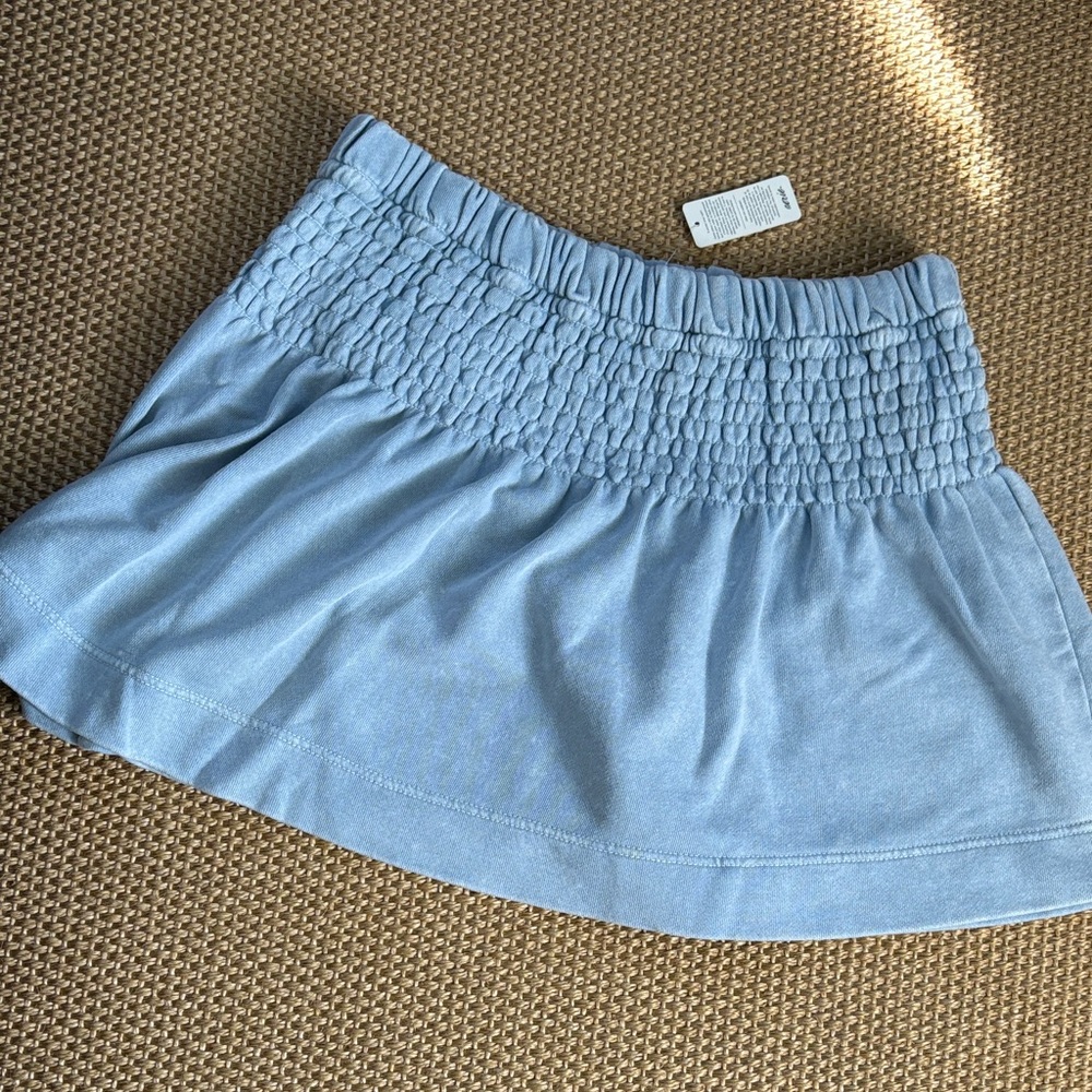 Aerie Light Blue Mini Skirt